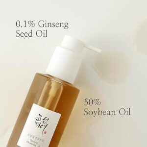 Beauty of Joseon Ginseng Cleansing Oil Waterproof Makeup Remover for Sensitive, Acne-Prone Facial Skin. Korean Skin Care for Men and Women, 210ml, 7.1 fl.oz - Image 6