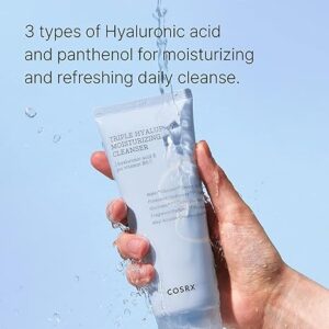 COSRX Hydrium Triple Hyaluronic Moisturizing Cleanser 5.07 fl.oz / 150ml | Daily Cleanser for Dry Skin with Hyaluronic Acid & Vitamin B | Animal Testing Free, Paraben Free, Korean Skin Care - Image 7