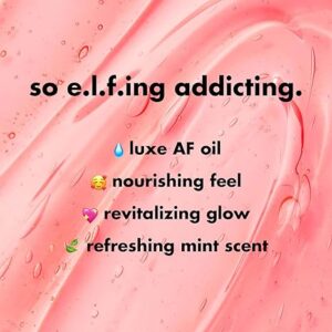 e.l.f. Glow Reviver Quad Goals Lip Oil Kit, Lip Gloss For A High-Gloss Finish & Sheer Wash Of Color, Non-Sticky, Vegan & Cruelty-Free, 4 Glosses - Image 5