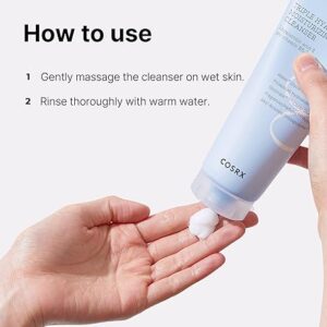 COSRX Hydrium Triple Hyaluronic Moisturizing Cleanser 5.07 fl.oz / 150ml | Daily Cleanser for Dry Skin with Hyaluronic Acid & Vitamin B | Animal Testing Free, Paraben Free, Korean Skin Care - Image 3