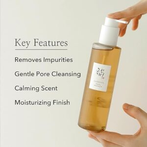 Beauty of Joseon Ginseng Cleansing Oil Waterproof Makeup Remover for Sensitive, Acne-Prone Facial Skin. Korean Skin Care for Men and Women, 210ml, 7.1 fl.oz - Image 5