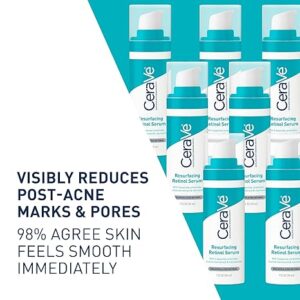 CeraVe Resurfacing Retinol Serum For Post Acne Marks, Formulated With Licorice Root Extract & Niacinamide, Brightening Serum & Pore Minimizer For Face, Post Acne Skin Barrier Repair, Non-Comedogenic - Image 5
