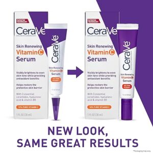 CeraVe Vitamin C Serum with Hyaluronic Acid | Skin Brightening Serum for Face with 10% Pure Vitamin C | Fragrance Free | 1 Fl. Oz - Image 6