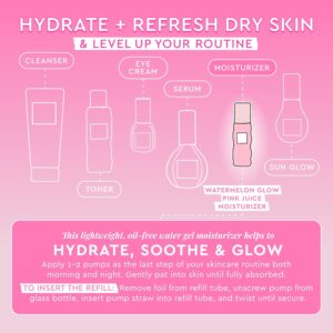 Glow Recipe Pink Juice Hydrating Face Moisturizer for Women & Men - Korean Skin Care Moisturizer with Hyaluronic Acid for Glass Skin - Lightweight Gel Moisturizer for Dry Skin (25ml) - Image 4